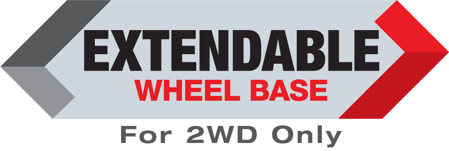 Extendable WheelBase for 2WD Only | Dynatrack Features