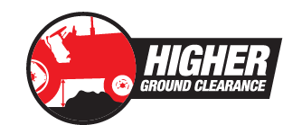 Higher Ground Clearance | Dynatrack Features