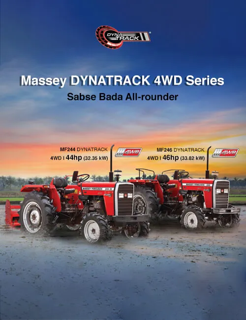 Massey Dynatrack 4WD Series | Sabse Bada All  - rounder | Mobile Banner
